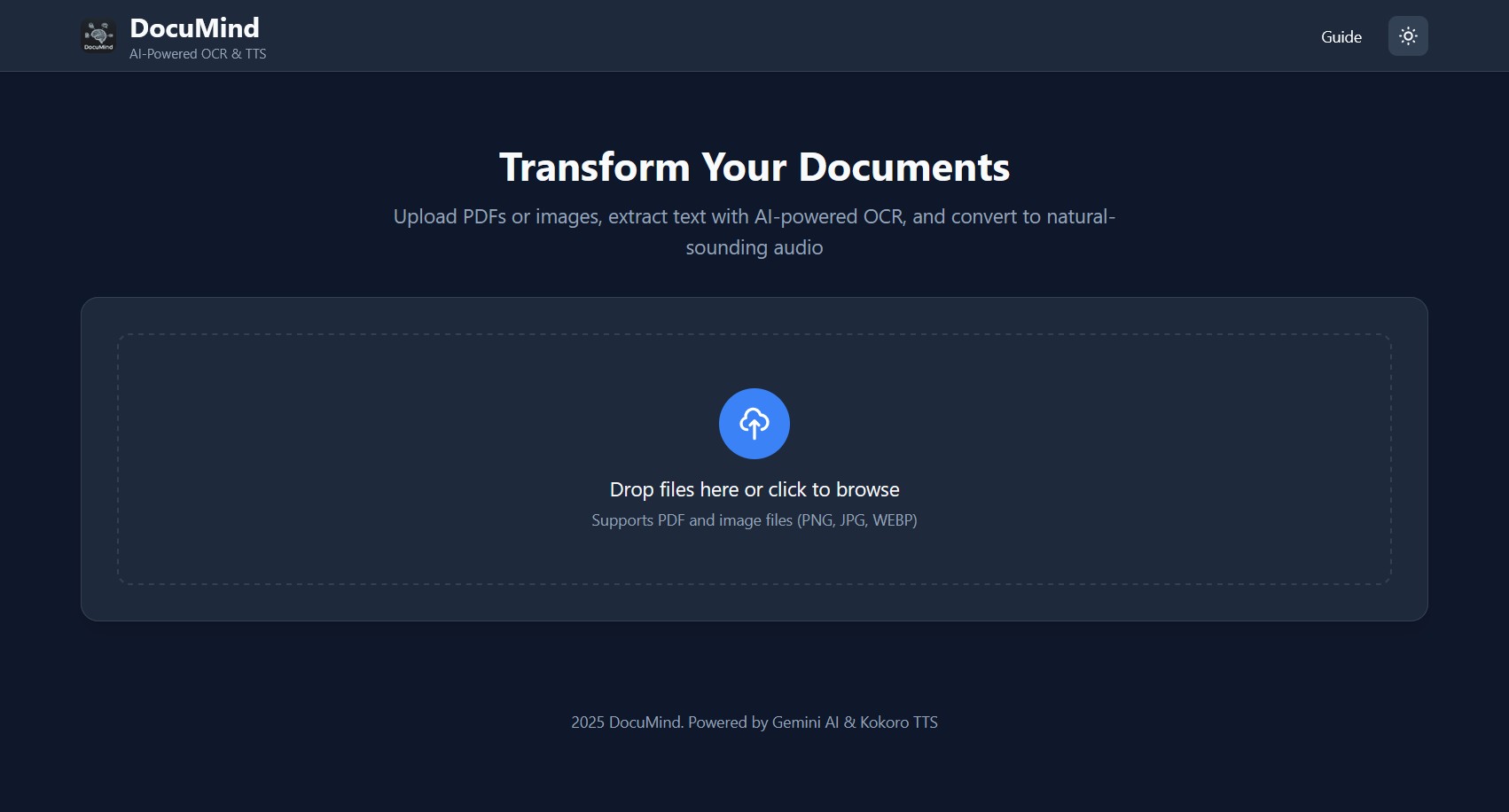 DocuMind screenshot