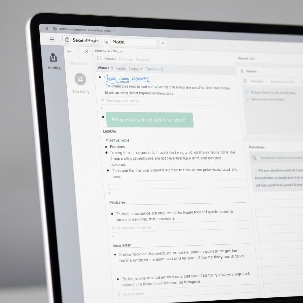 SecondBrain screenshot