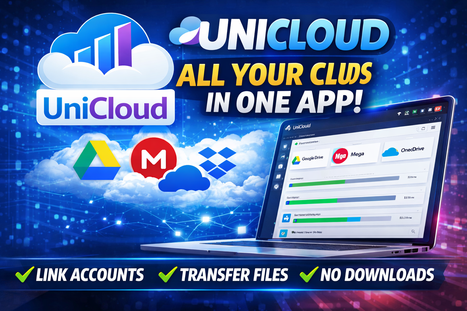Unicloud screenshot